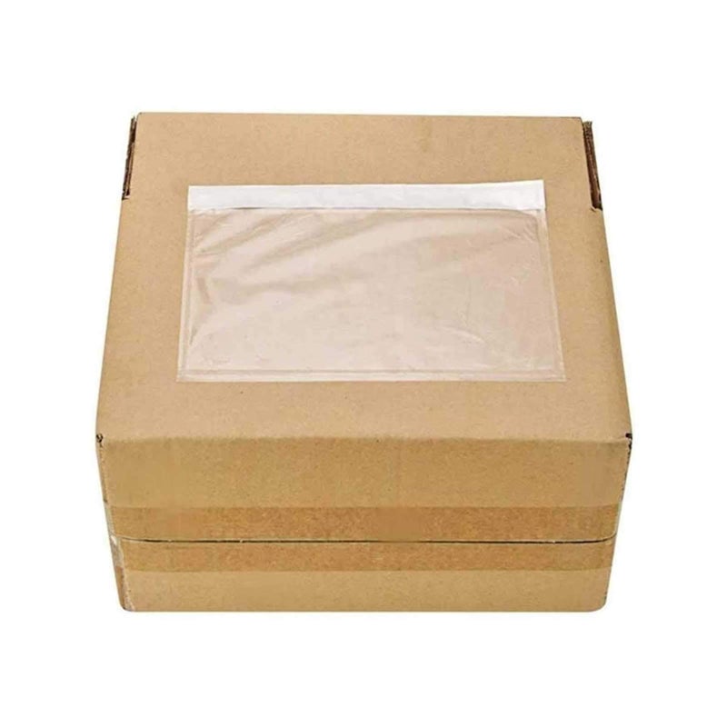 BESTEASY Packing List Pouches, Clear Adhesive Top Loading Packing List/Shipping Label Envelopes - 200 Packs (7.5 x 5.5) - Image 1